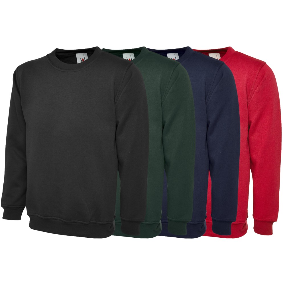 UC203 Unisex Polycotton Sweatshirt | WorkWear Experts